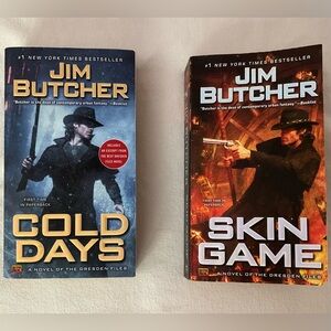 Jim Butcher Book Set - Skin Game & Cold Days from the Dresden Files Series